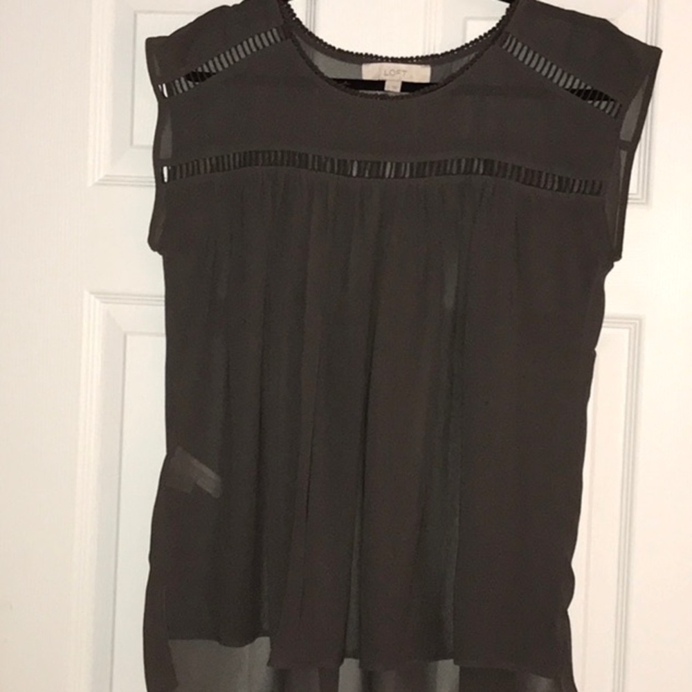 Loft sheer blouse